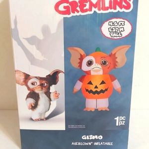 Gemmy Airblown Inflatable Halloween Gremlins Gizmo 4.5FT Pumpkin NEW